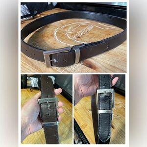 Dickies 2in1 REVERSIBLE Belt, Black and Brown, Size 38